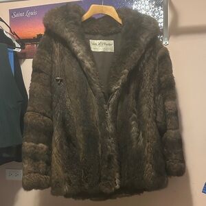 Fabulous Furs Women's Dark Brown Teddy Jacket